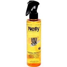 اسپری محافظ حرارت مو گلد نلی Nelly Gold 24K Thermal Protector 200ml