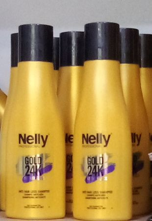 شامپو حجم دهنده گلد نلی Nelly Gold 24k Volume Shampoo 100ml