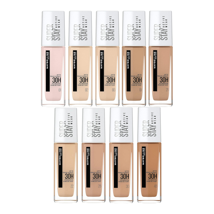 کرمپودر سوپر استی میبلین شماره 30و 30ساعته Maybellin Super Stay میبلین
