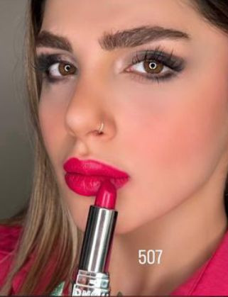 رژلب استودیو مات زرشکی روشن دی ام جی ام شماره508 DMGM Studio Matte Long lasting lipstick