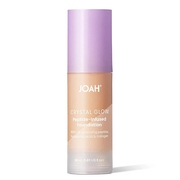 کرم پودر آبرسان جوآ کره ایLW060شماره Joah Crystal Glow Foundation