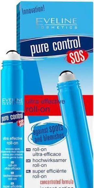 رول ضد لک و ضد جوش فوری اولین مدل Eveline Pure Control SOS