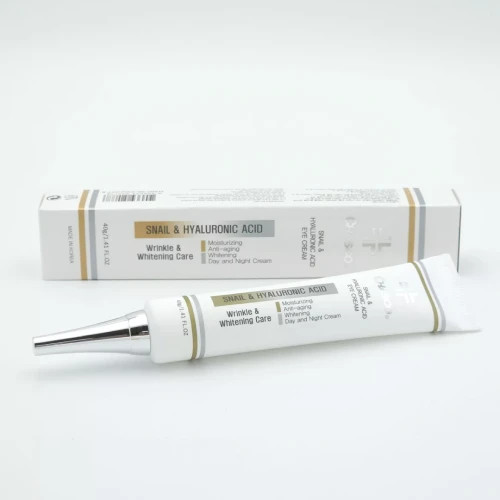 کرم دور چشم ضد چروک و روشن کننده حلزون چاسکو مدل Snail & Hyaluronic acid